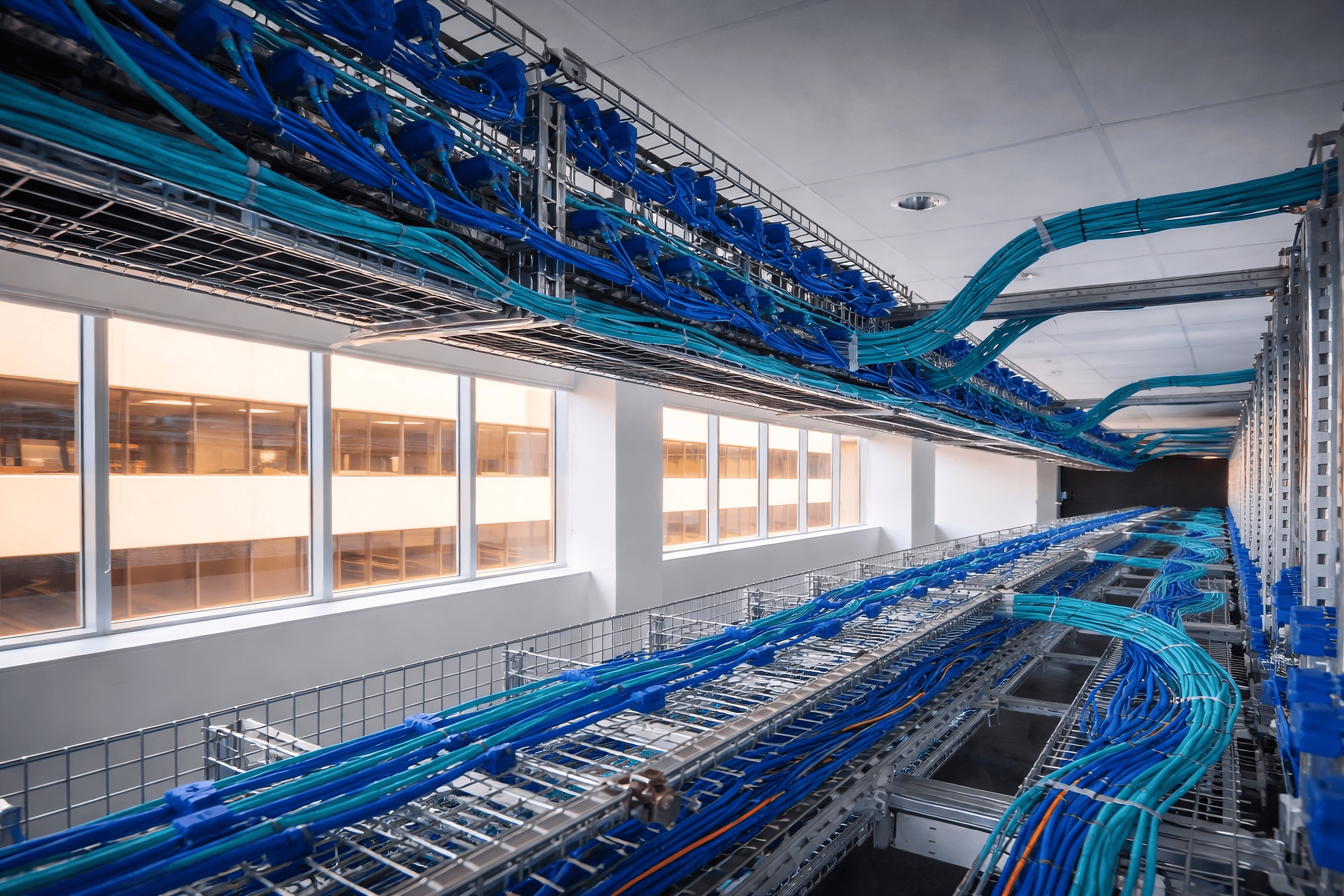 Professional structured cabling installation