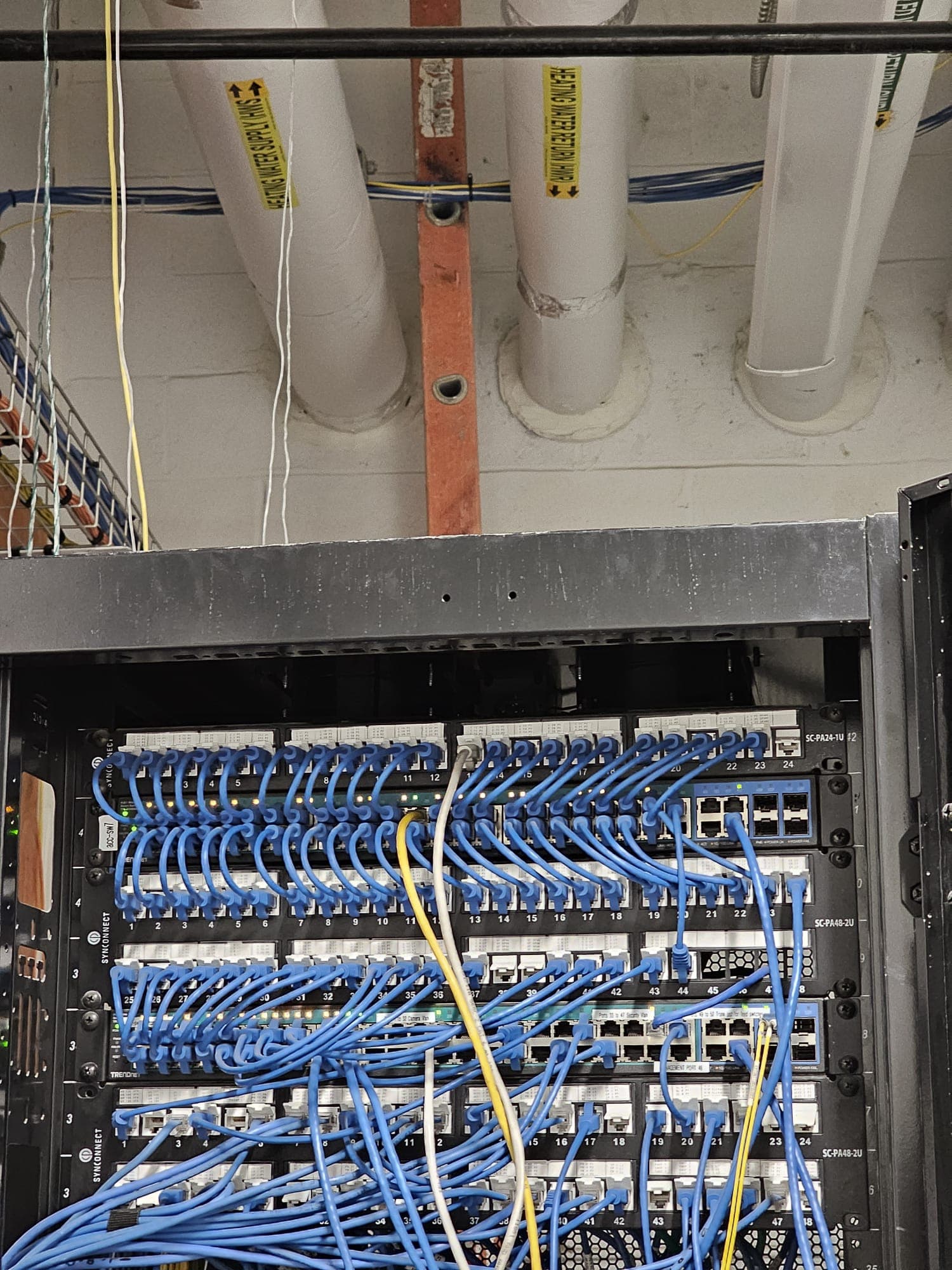 Fiber backbone distribution with Corning junction boxes
